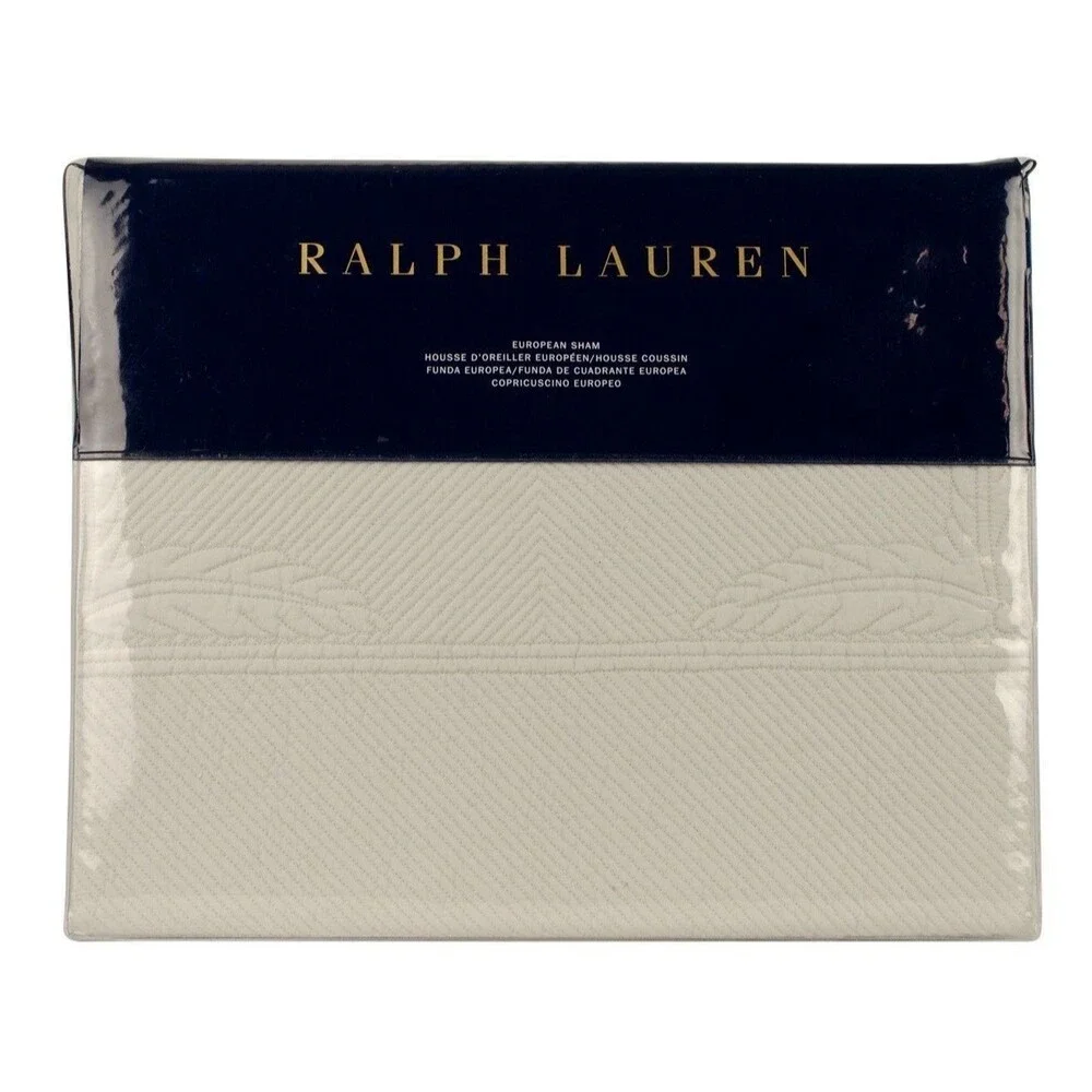 Ralph Lauren Home Genevieve Pauline One European Sham Gray 26 x 26 in